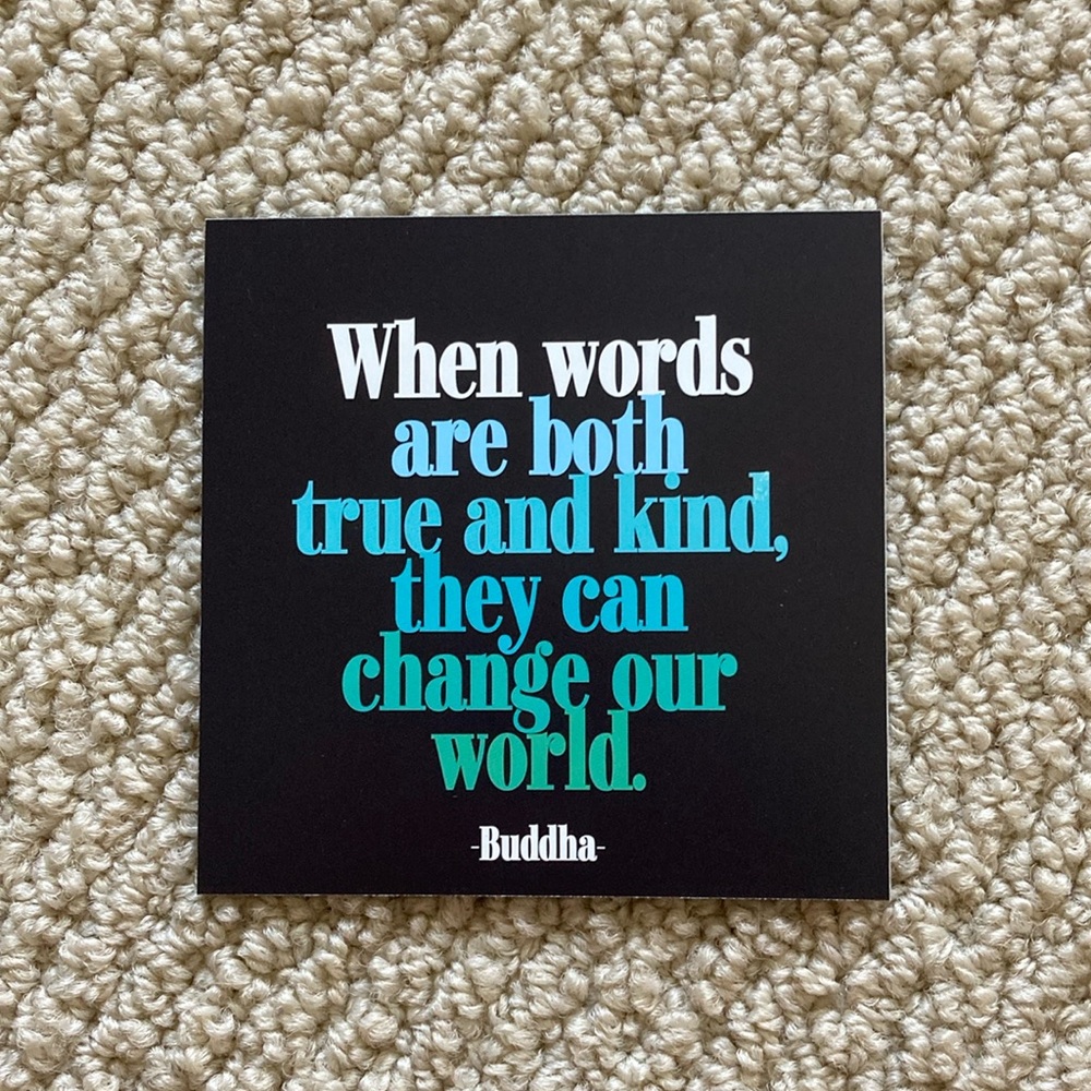 Quotable Magnets When Words Are Both True And Kind, They Can Fridge Magnet